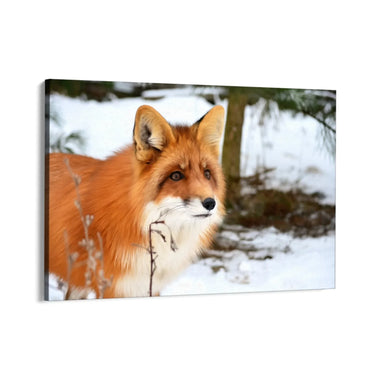 Quadro Stampa su Tela Passi sulla neve Silenziosa - CupidoDesign