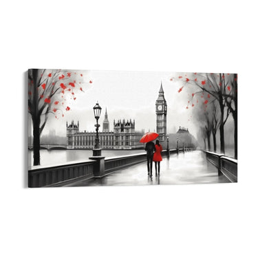 Quadro Stampa su Tela Passione a Londra - CupidoDesign
