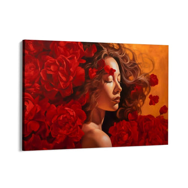 Quadro Stampa su Tela Passione Dorata - CupidoDesign