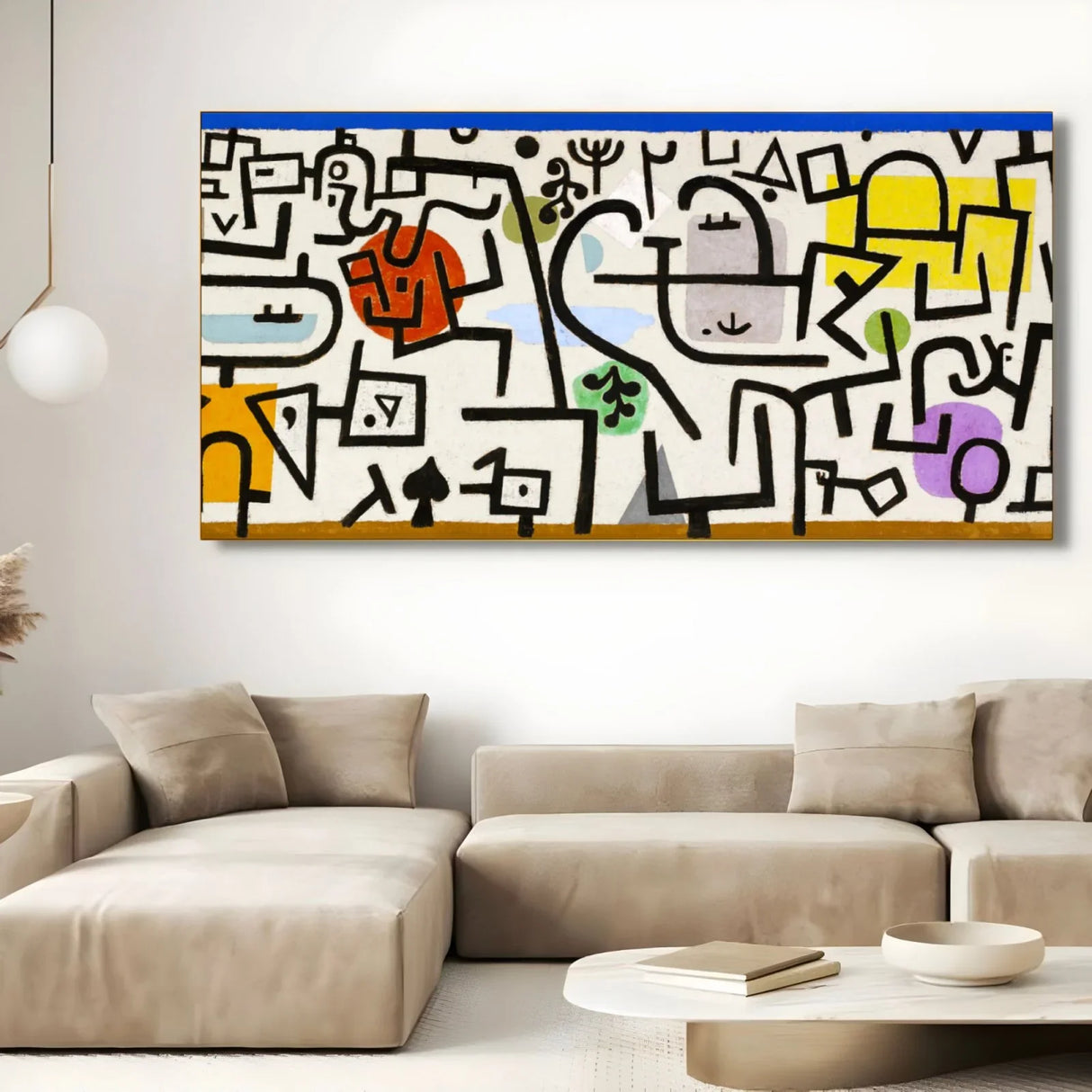 Quadro Stampa su Tela Paul Klee, Rich Port - CupidoDesign