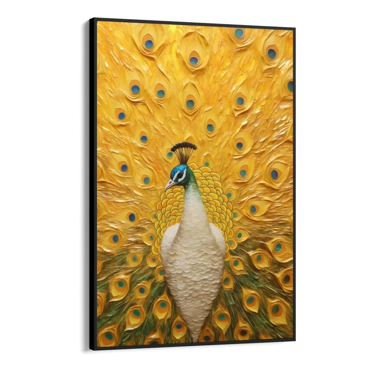 Quadro Stampa su Tela Pavone maestoso - CupidoDesign