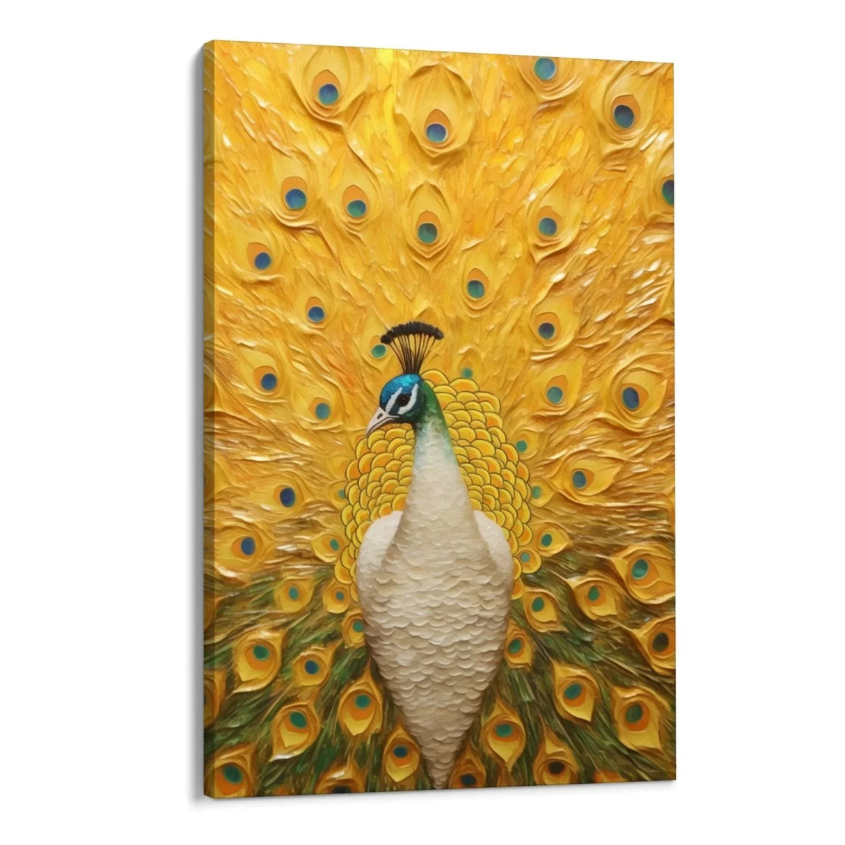 Quadro Stampa su Tela Pavone maestoso - CupidoDesign
