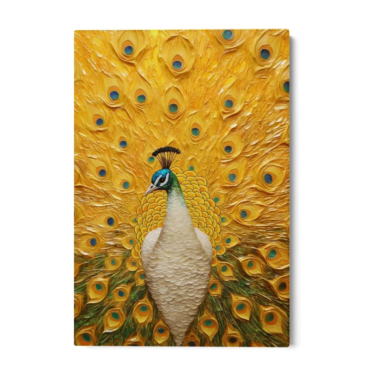 Quadro Stampa su Tela Pavone maestoso - CupidoDesign