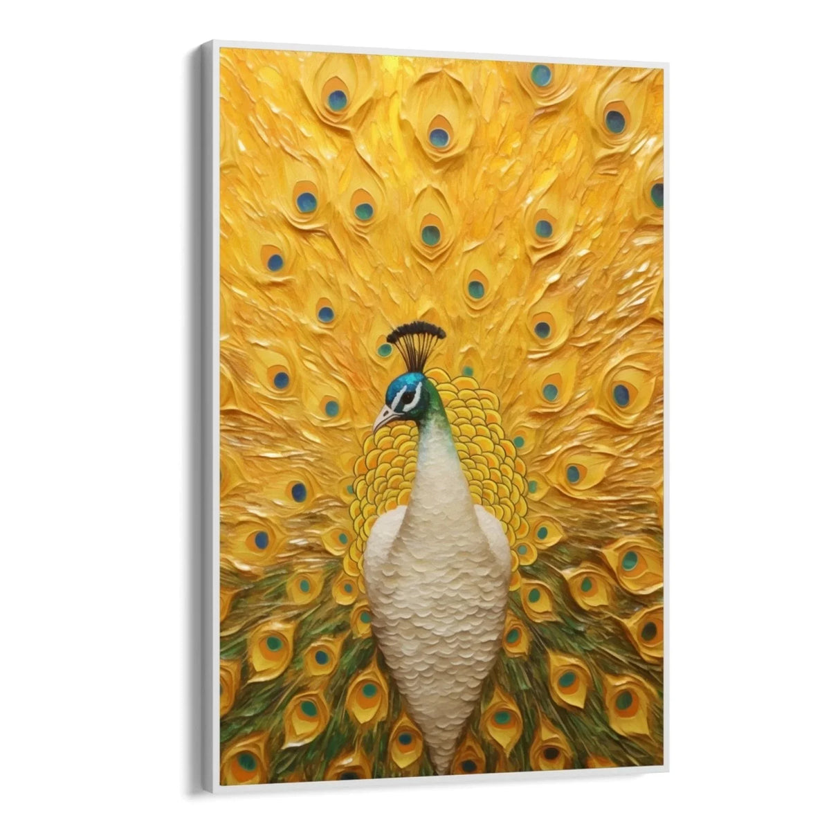 Quadro Stampa su Tela Pavone maestoso - CupidoDesign
