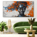 Quadro Stampa su Tela Pensiero africano - CupidoDesign