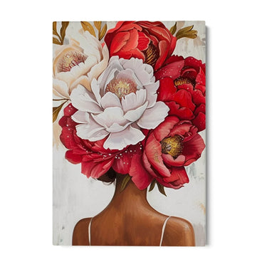 Quadro Stampa su Tela Pensiero Floreale - CupidoDesign