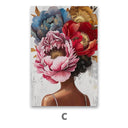 Quadro Stampa su Tela Pensiero Floreale - CupidoDesign