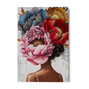 Quadro Stampa su Tela Pensiero Floreale - CupidoDesign