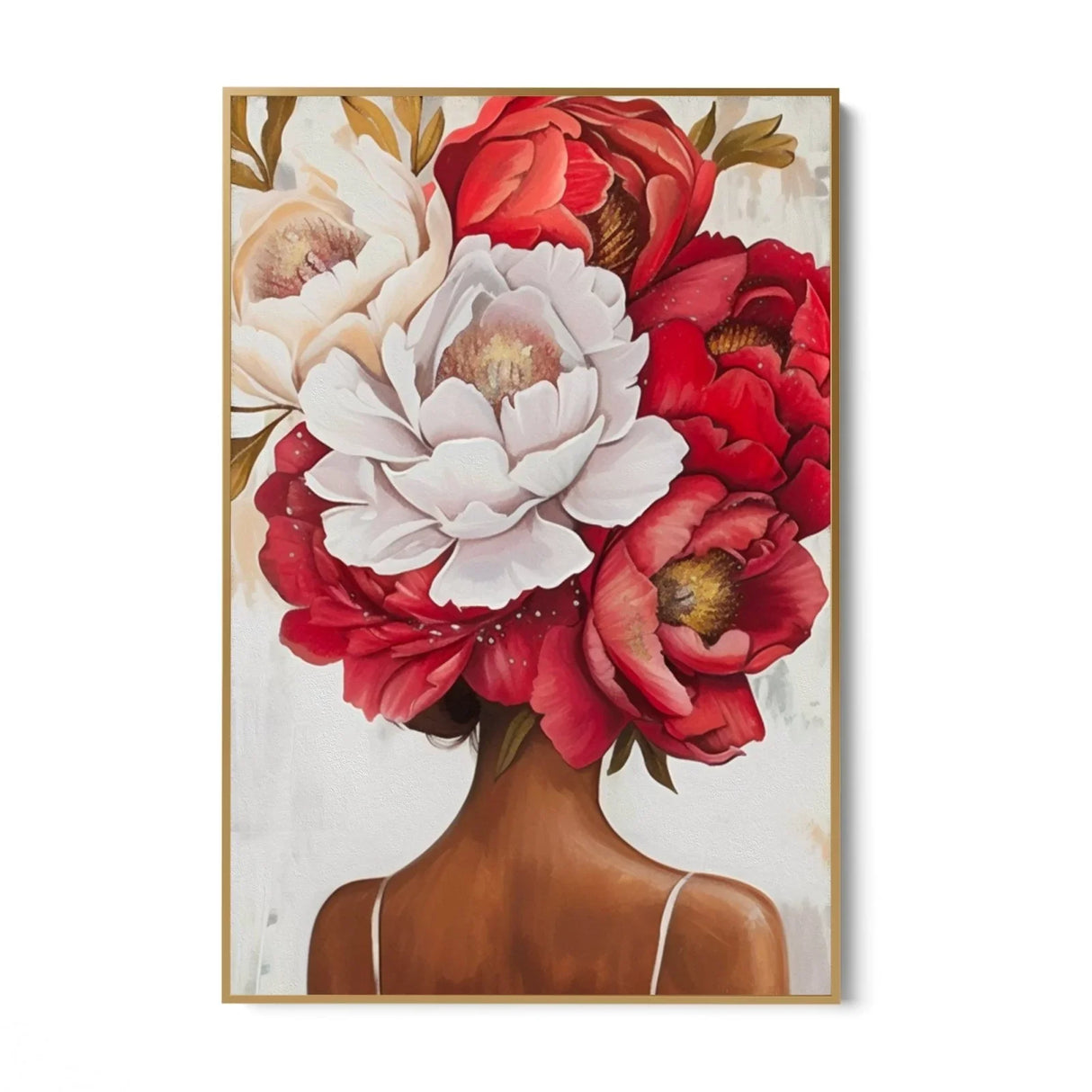 Quadro Stampa su Tela Pensiero Floreale - CupidoDesign
