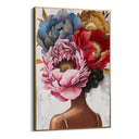 Quadro Stampa su Tela Pensiero Floreale - CupidoDesign