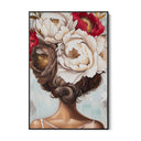 Quadro Stampa su Tela Pensiero Floreale - CupidoDesign
