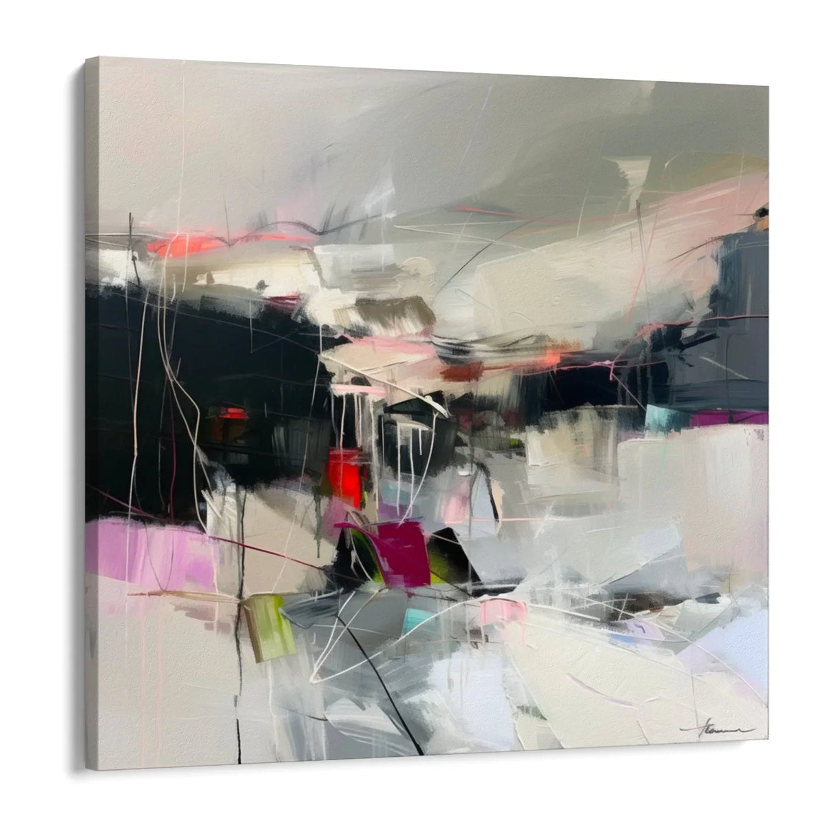 Quadro Stampa su Tela Percorsi di Luce - CupidoDesign