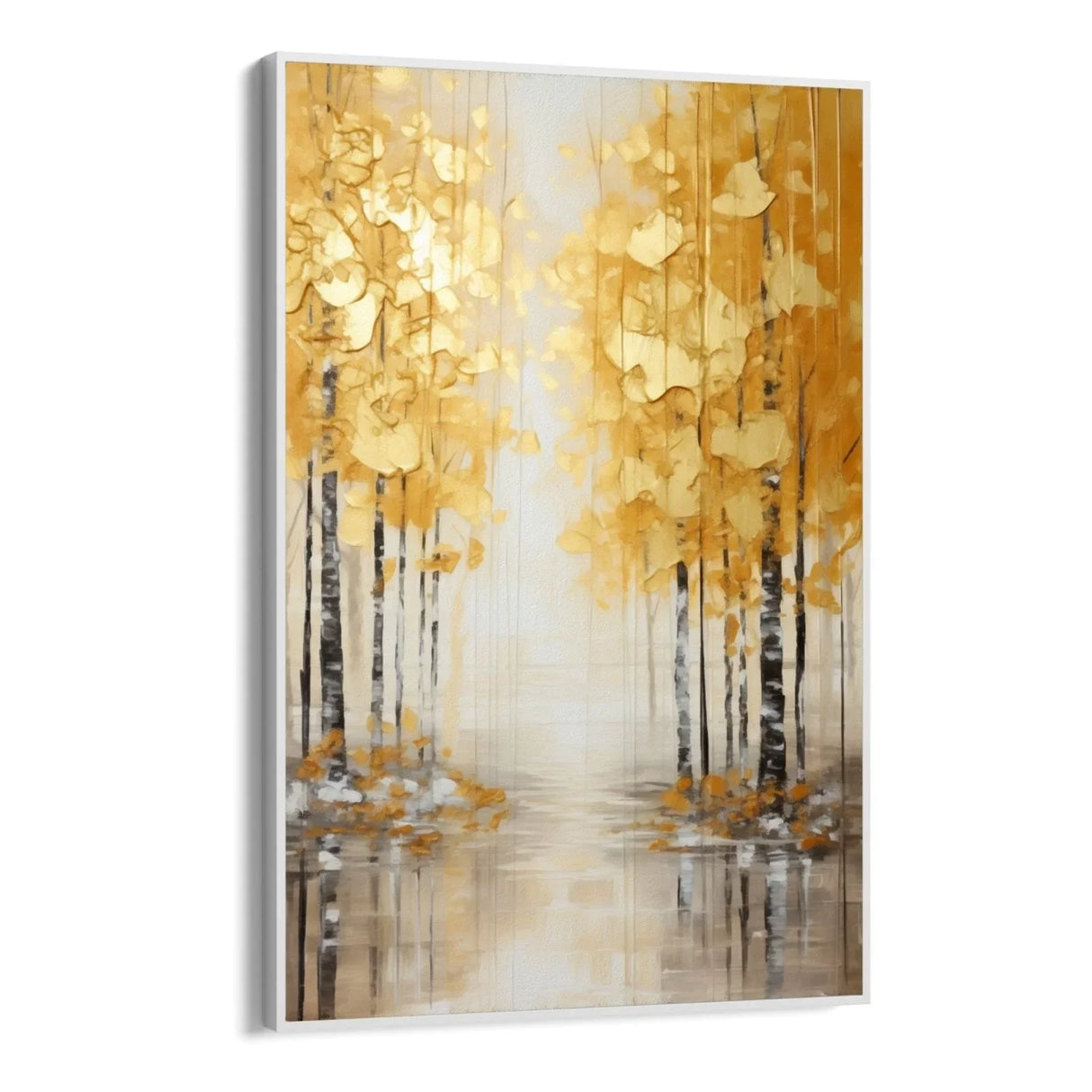 Quadro Stampa su Tela Percorso Dorato - CupidoDesign