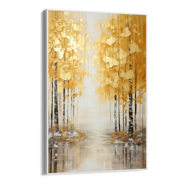 Quadro Stampa su Tela Percorso Dorato - CupidoDesign