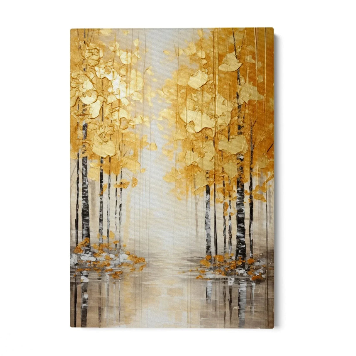 Quadro Stampa su Tela Percorso Dorato - CupidoDesign