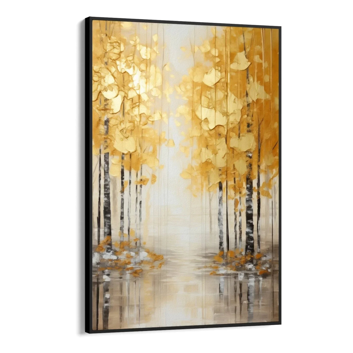 Quadro Stampa su Tela Percorso Dorato - CupidoDesign