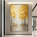 Quadro Stampa su Tela Percorso Dorato - CupidoDesign