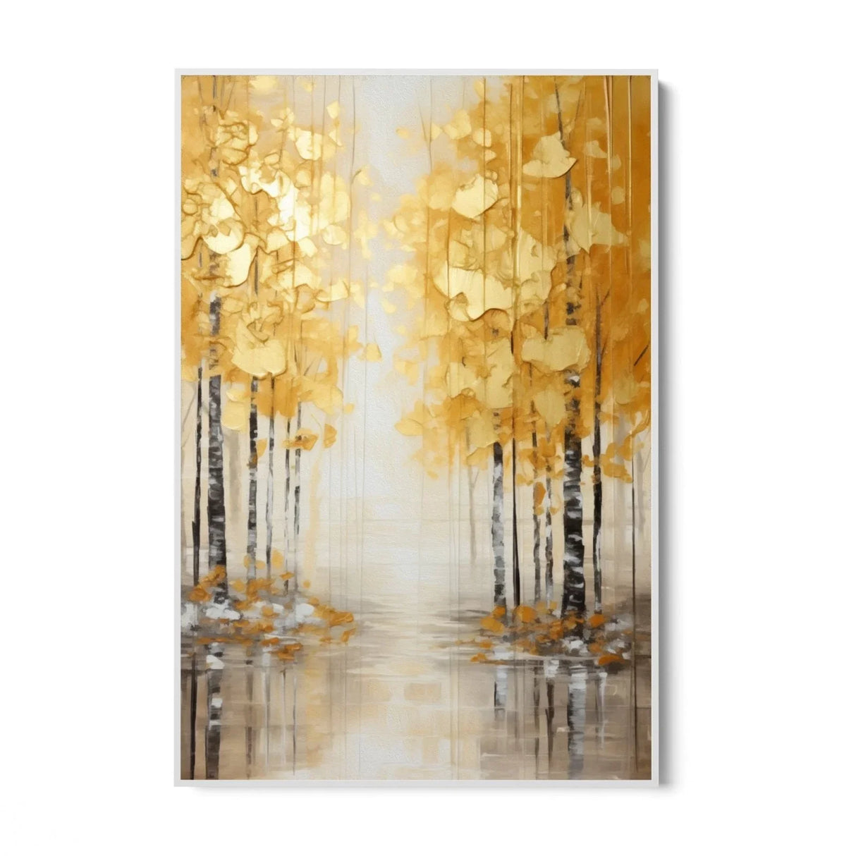 Quadro Stampa su Tela Percorso Dorato - CupidoDesign