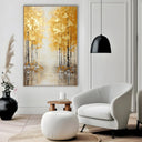 Quadro Stampa su Tela Percorso Dorato - CupidoDesign