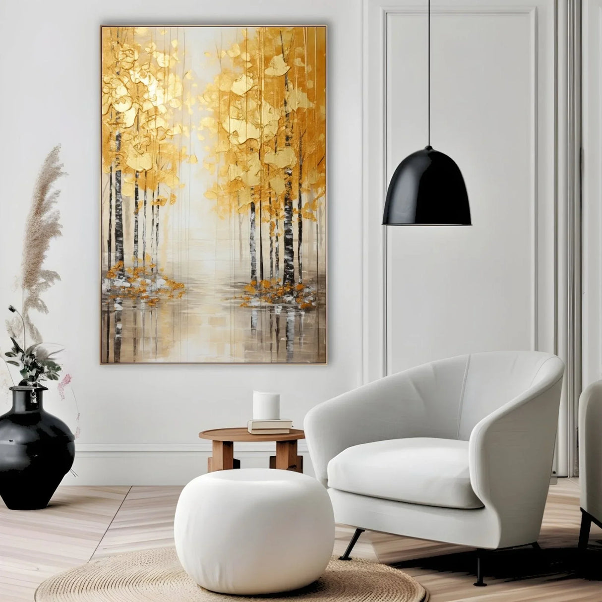 Quadro Stampa su Tela Percorso Dorato - CupidoDesign