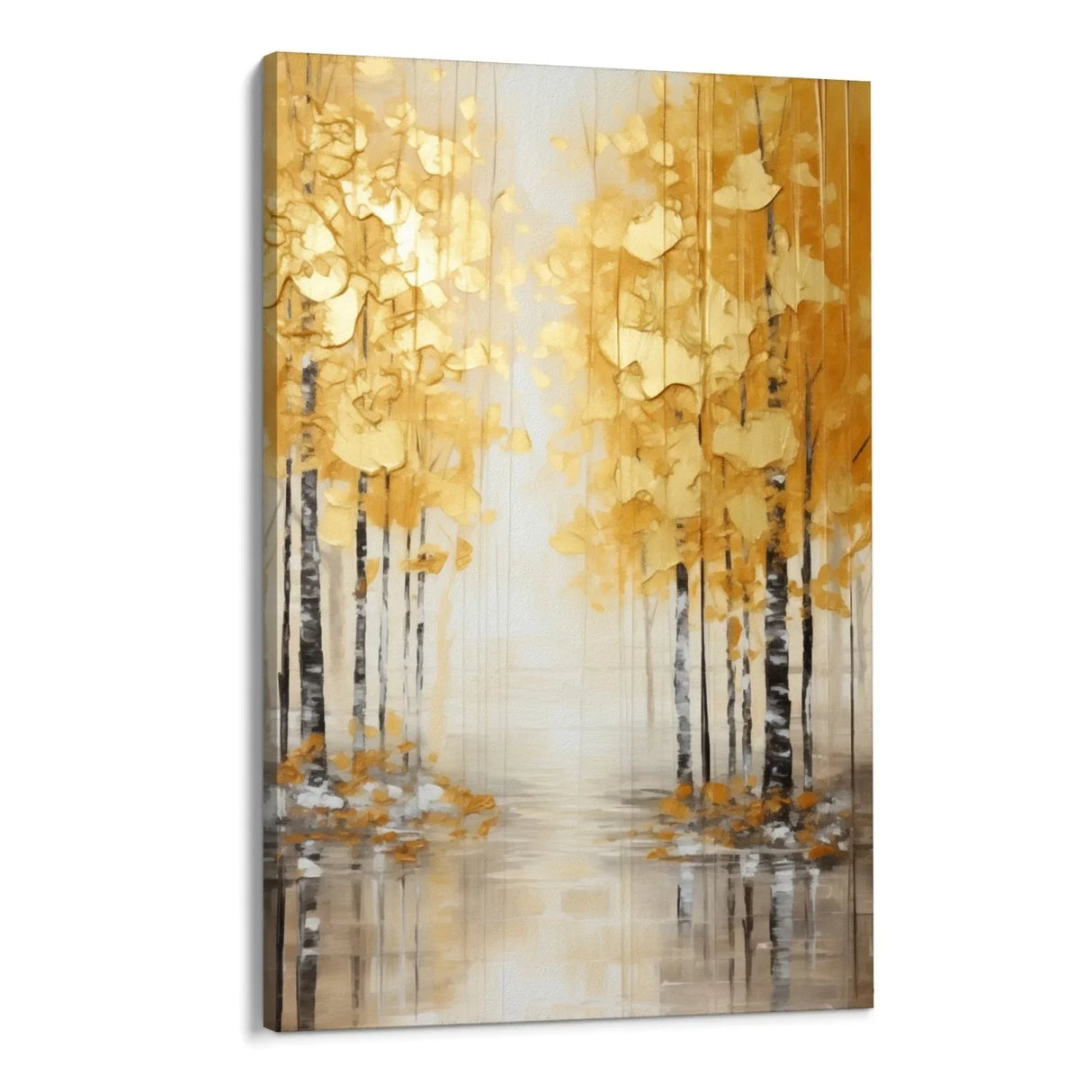 Quadro Stampa su Tela Percorso Dorato - CupidoDesign