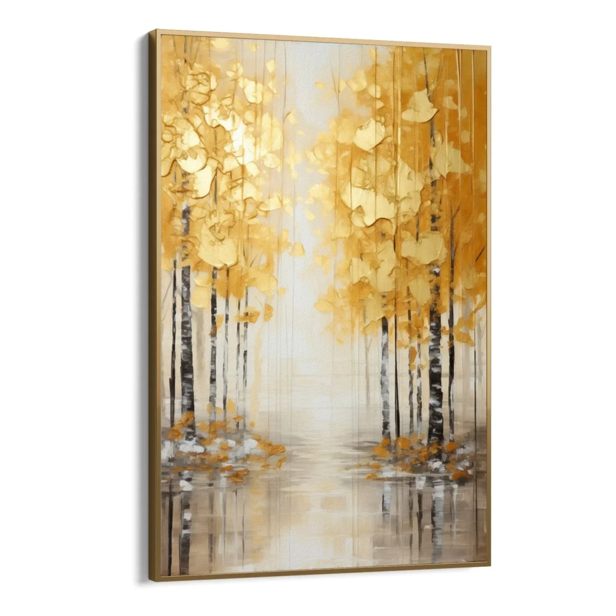Quadro Stampa su Tela Percorso Dorato - CupidoDesign