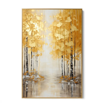 Quadro Stampa su Tela Percorso Dorato - CupidoDesign