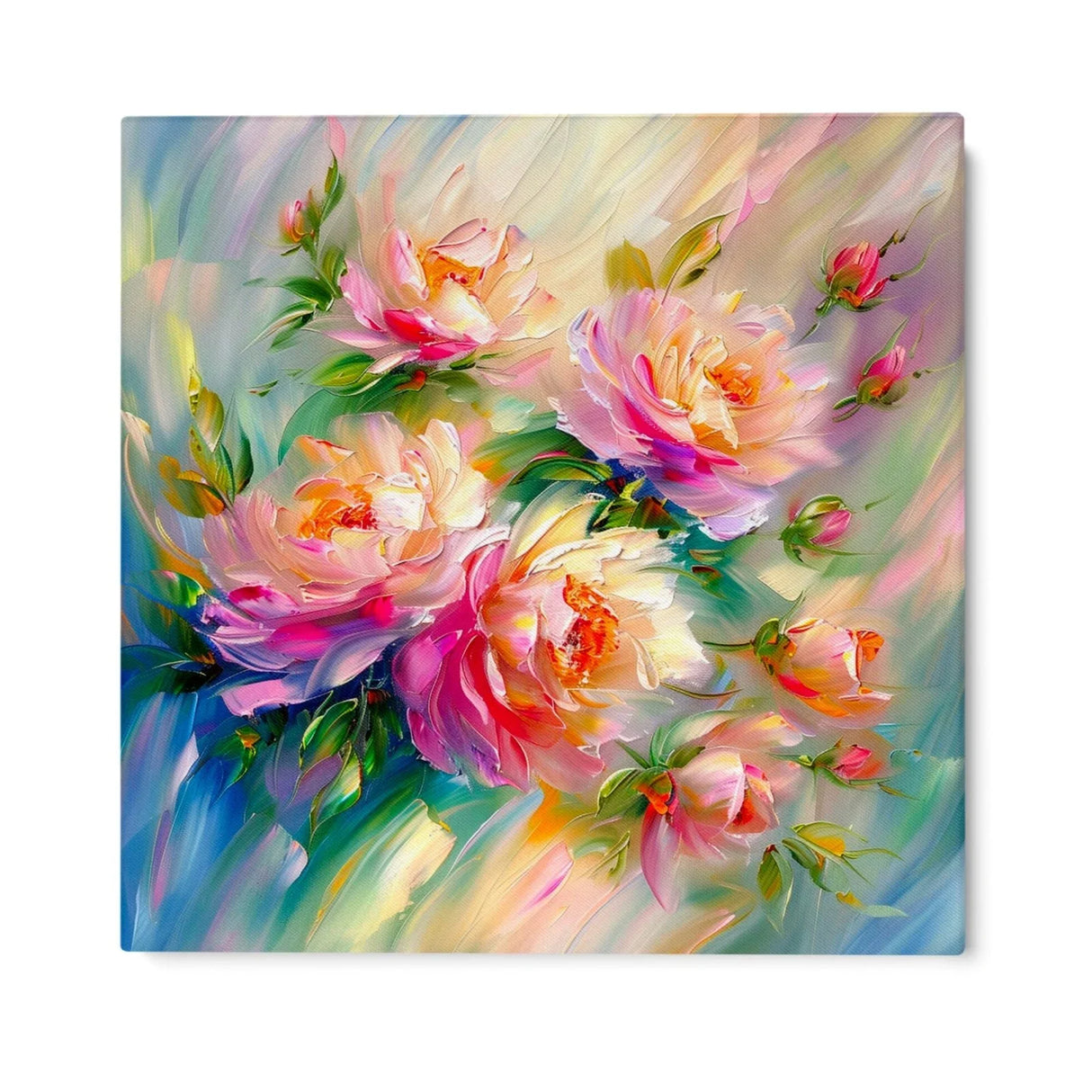 Quadro Stampa su Tela Petali Arcobaleno - CupidoDesign