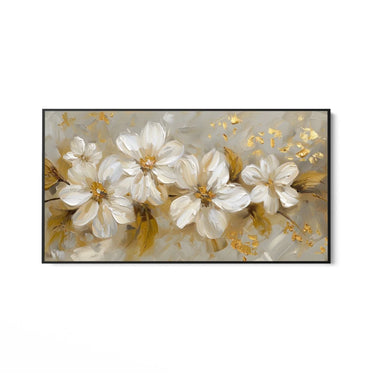 Quadro Stampa su Tela Petali Dorati - CupidoDesign