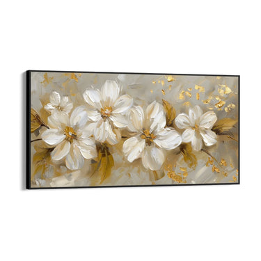 Quadro Stampa su Tela Petali Dorati - CupidoDesign