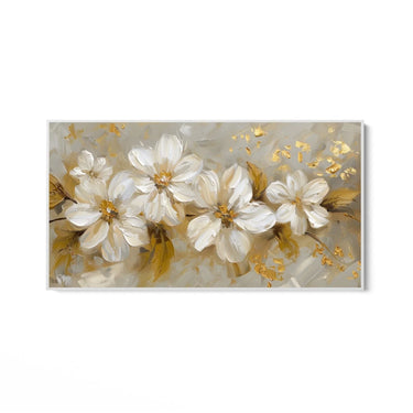 Quadro Stampa su Tela Petali Dorati - CupidoDesign