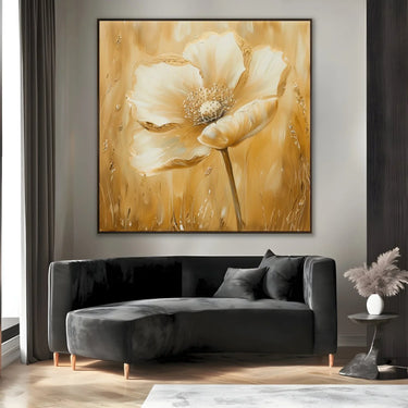 Quadro Stampa su Tela Petali d’Oro - CupidoDesign