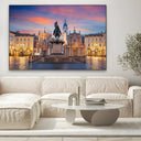 Quadro Stampa su Tela Piazza San Carlo, Torino - CupidoDesign