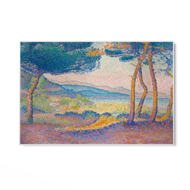 Quadro Stampa su Tela Pini lungo la costa, Henri-Edmond Cross - CupidoDesign