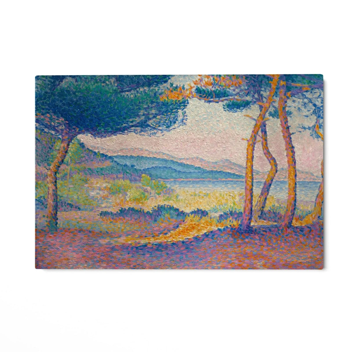 Quadro Stampa su Tela Pini lungo la costa, Henri-Edmond Cross - CupidoDesign