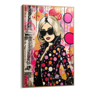 Quadro Stampa su Tela Pink Dot - CupidoDesign