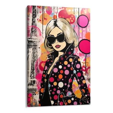 Quadro Stampa su Tela Pink Dot - CupidoDesign