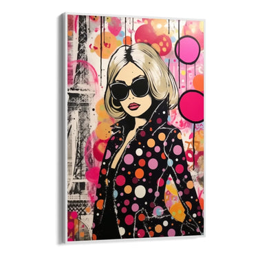 Quadro Stampa su Tela Pink Dot - CupidoDesign