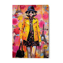 Quadro Stampa su Tela Pink Rose Graffiti - CupidoDesign