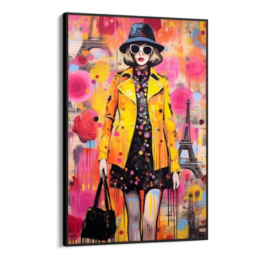 Quadro Stampa su Tela Pink Rose Graffiti - CupidoDesign