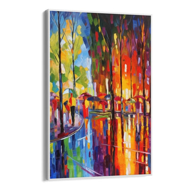 Quadro Stampa su Tela Pioggia di colori - CupidoDesign