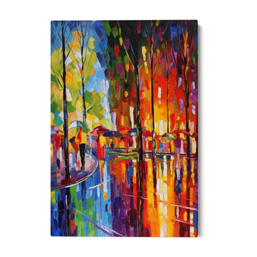 Quadro Stampa su Tela Pioggia di colori - CupidoDesign