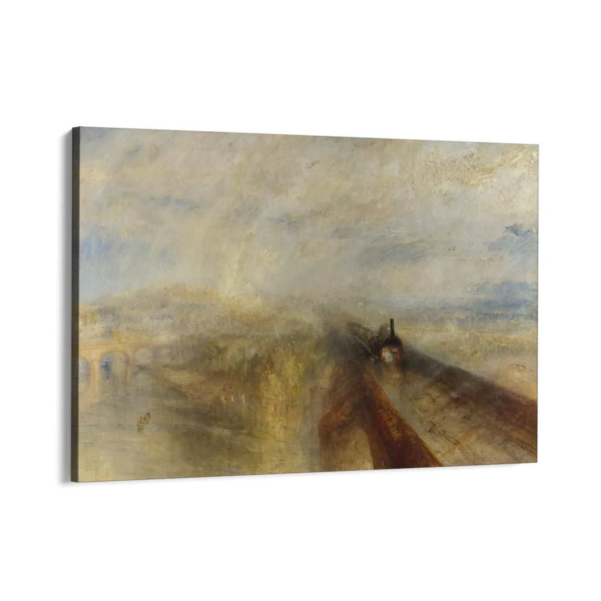 Quadro Stampa su Tela Pioggia, vapore, e velocità, William Turner - CupidoDesign