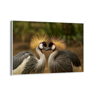 Quadro Stampa su Tela Piume D'Oro - CupidoDesign