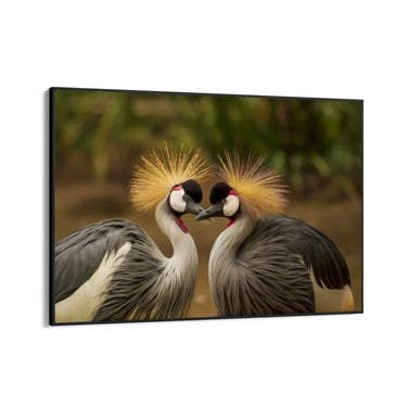 Quadro Stampa su Tela Piume D'Oro - CupidoDesign