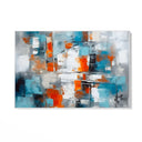Quadro Stampa su Tela Polarità Blu Arancio - CupidoDesign
