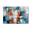 Quadro Stampa su Tela Polarità Blu Arancio - CupidoDesign