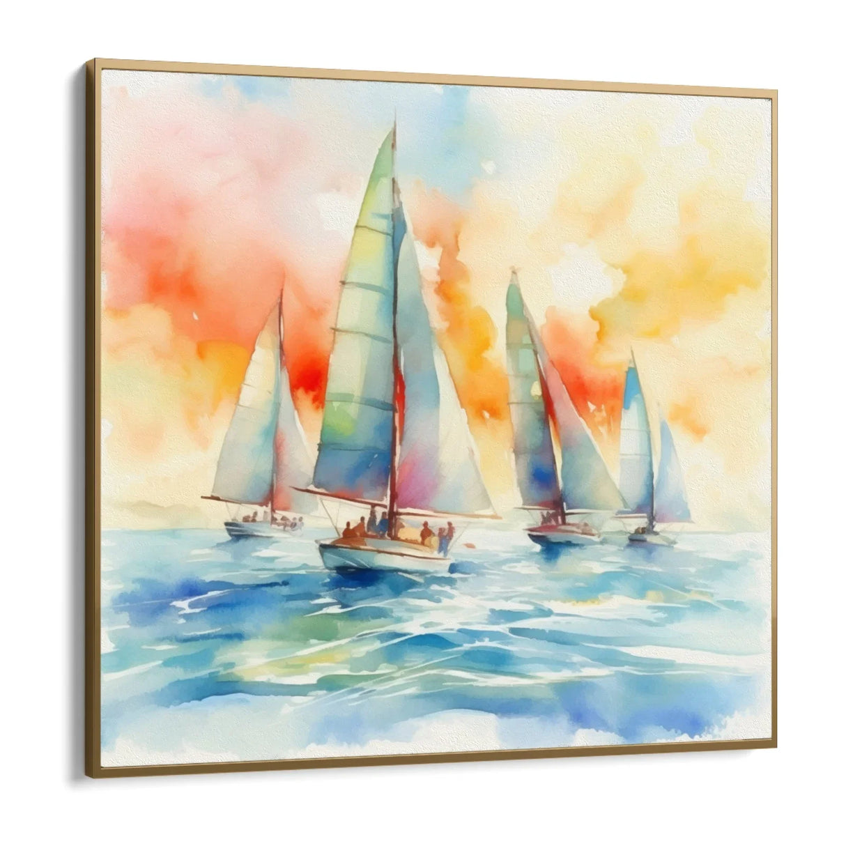 Quadro Stampa su Tela Pomeriggio marino - CupidoDesign
