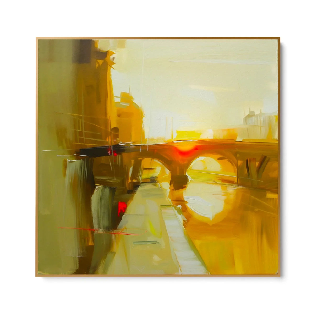 Quadro Stampa su Tela Ponte di Luce - CupidoDesign