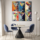 Quadro Stampa su Tela Pop Martini - CupidoDesign